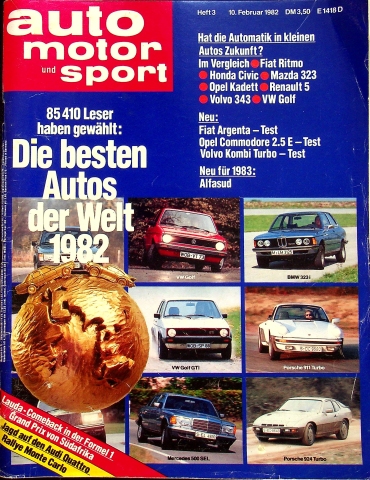 Deckblatt Auto Motor und Sport (03/1982)